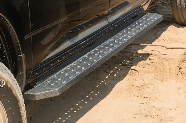 Aries Ridgestep Running Boards Black Steel 6-1/2" 2055536 Dodge Ram 1500 2009-2010 1
