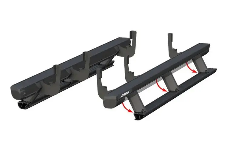 Aries 3048315 Gmc Sierra 2500Hd/3500Hd 2020-2023 Actiontrac 87.6" Powered Running Boards Crew Cab 1
