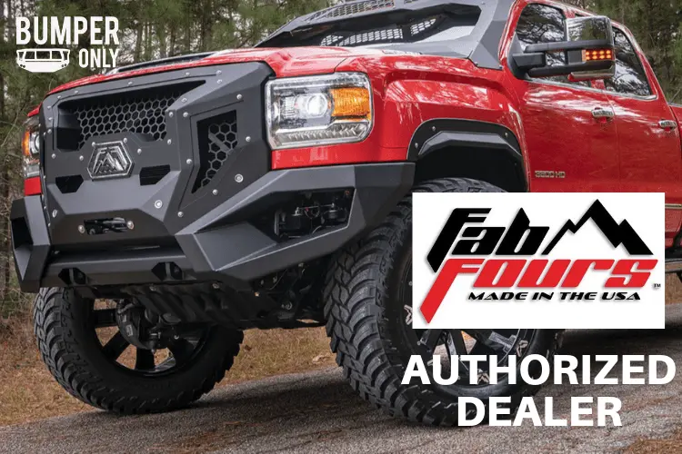 Fab Fours Red Steel Ff09-Rs1762-1 Ford F150 2009-2014 Front Bumper Winch Ready Pre-Runner Guard 2