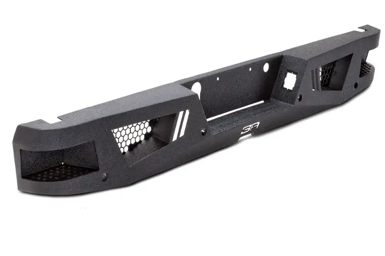 Body Armor Fd-2962 Ford F150 2015-2020 Eco Series Rear Bumper With Built-In Step Pockets 1