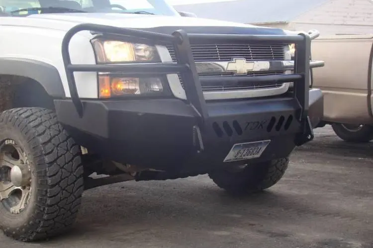 Throttle Down Kustoms Bgril0306ch Chevy Silverado 2500Hd/3500 2003-2006 Front Bumper Grille Guard 1