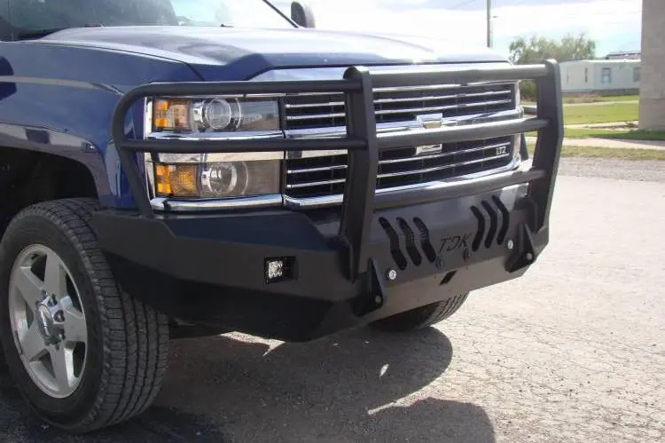 Throttle Down Kustoms Bgril1517ch Chevy Silverado 2500Hd/3500 2015-2019 Front Bumper Grille Guard 1
