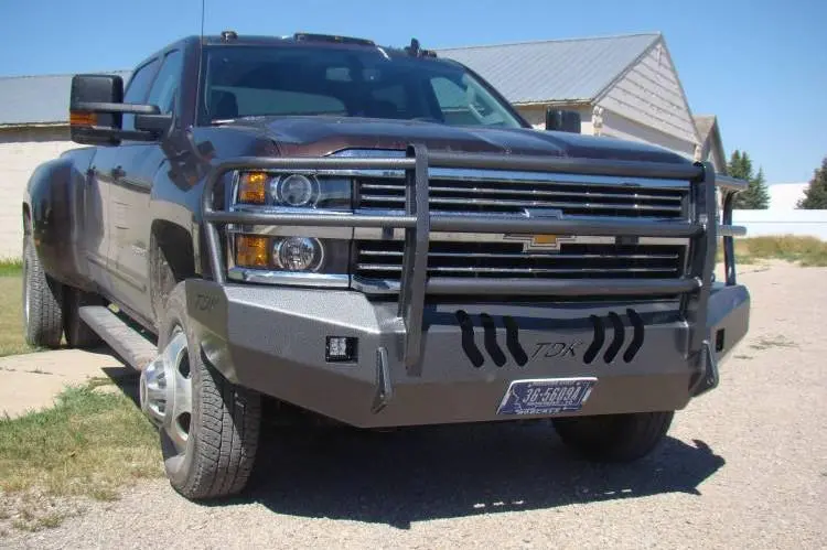 Throttle Down Kustoms Bgril1517ch Chevy Silverado 2500Hd/3500 2015-2019 Front Bumper Grille Guard 2