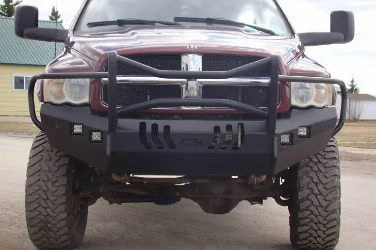 Throttle Down Kustoms Bgrma0305d Dodge Ram 2500/3500 2003-2005 Front Bumper Mayhem Guard 1