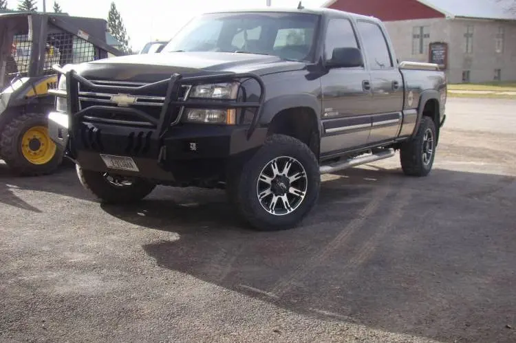 Throttle Down Kustoms Bgrma0306ch Chevy Silverado 2500Hd/3500 2003-2006 Front Bumper Mayhem Guard 1