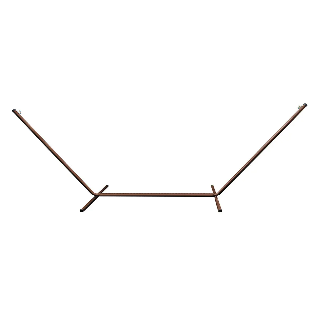 Bliss Hammocks Bhs-417Bz Hammock Stand W/ Hanging Hooks | 15-Foot | Fits Hammocks 15-Foot Or Shorter | Weather & Rust Resistant | 500 Lb. Capacity (Bronze) 1