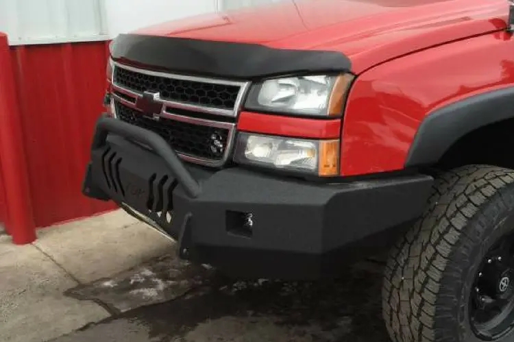 Throttle Down Kustoms Bpush0306ch Chevy Silverado 2500Hd/3500 2003-2006 Front Bumper Push Bar 1