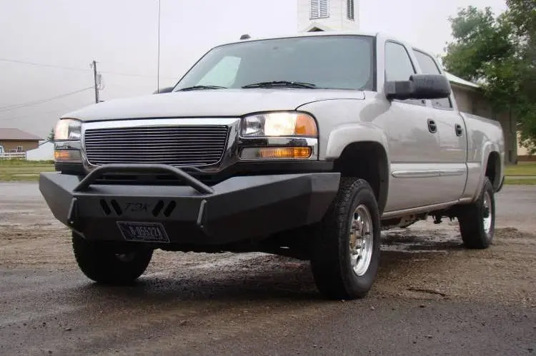 Throttle Down Kustoms Bpush0306gm Gmc Sierra 2500/3500 2003-2006 Front Bumper Push Bar 1