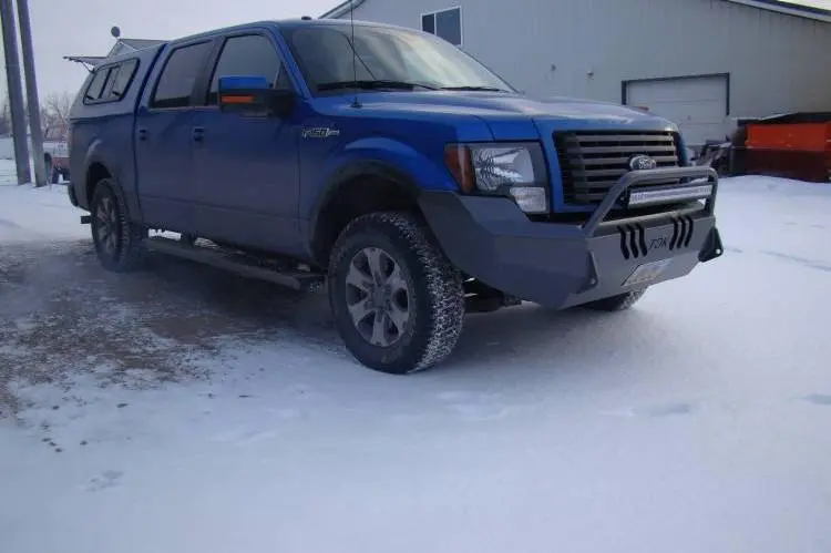 Throttle Down Kustoms Bpush09f150 Ford F150 2009-2014 Front Bumper Push Bar 1