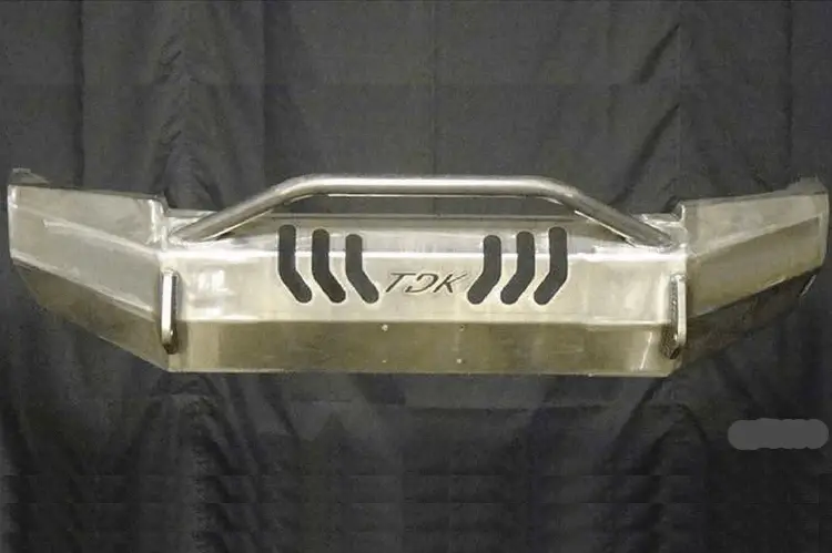 Throttle Down Kustoms Bpush1920gm1500 Gmc Sierra 1500 2019-2022 Front Bumper Push Bar 1