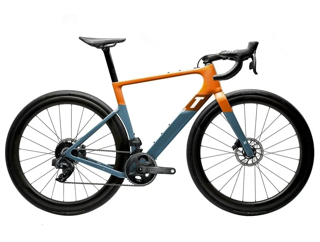 3T Bike Exploro Race Gravel Bike - Orange / Grey - Sram Force Axs 2X12 1