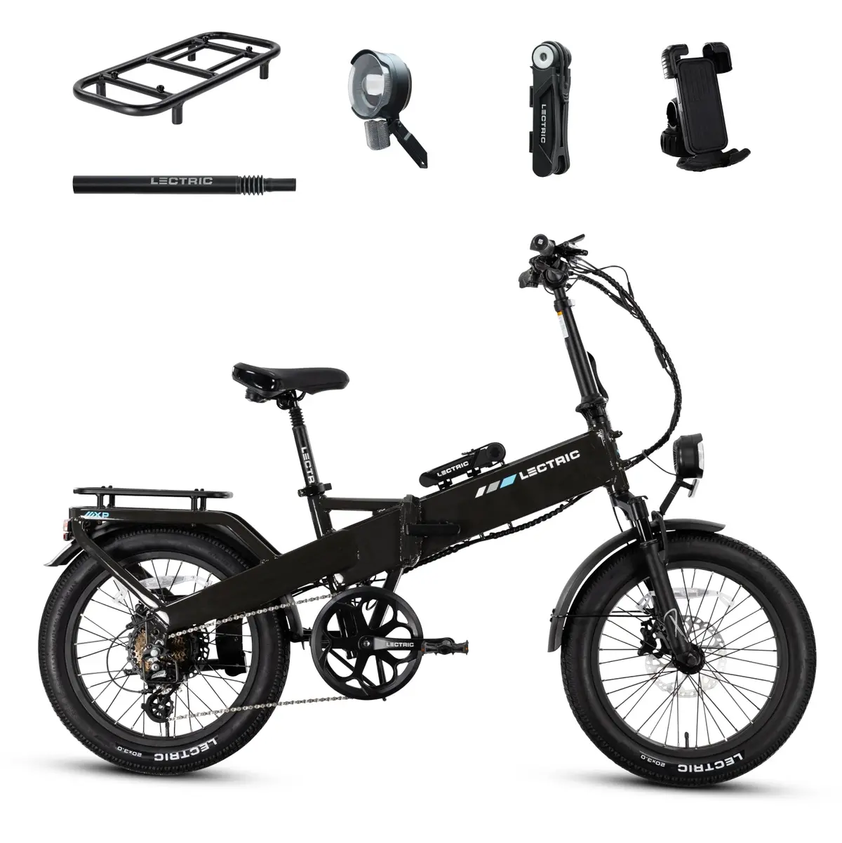 Xp4 750 Tempest Grey + Free Levelup Rack, Suspension Seat Post, Elite Headlight, Bike Lock, Phone Mount ($365 Value) 1