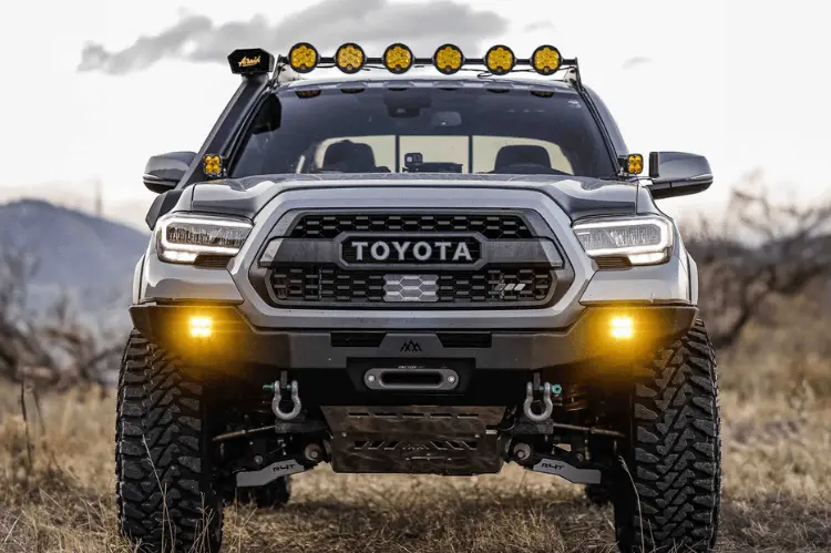 Backwoods Bwty3t-103Xxbbb Toyota Tacoma 3Rd Gen 2016-2023 Hi-Lite Overland Front Bumper No Bull Bar 1