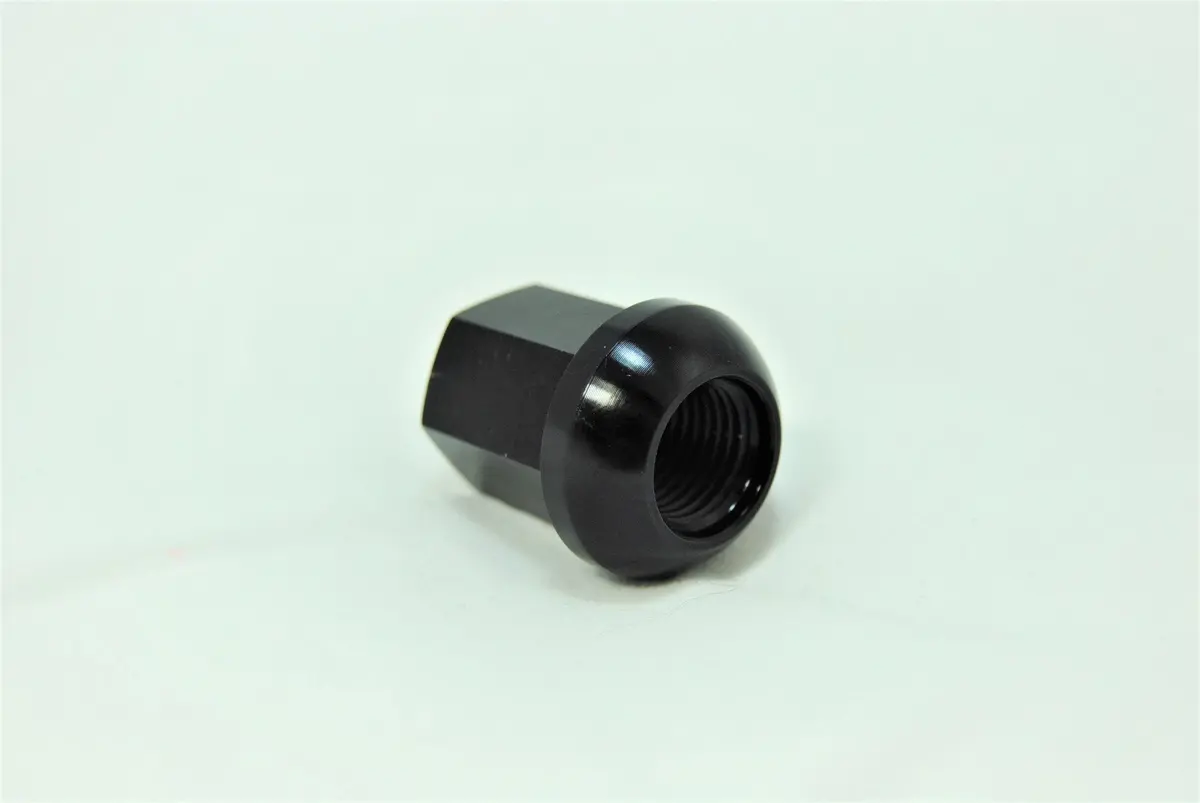 999 182 003 36 - Black Wheel Nut 1