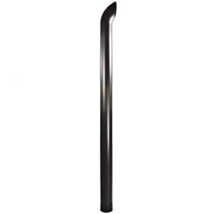 Black Curved Exhaust Stack Pipe 43" Tall - 3" Id 1