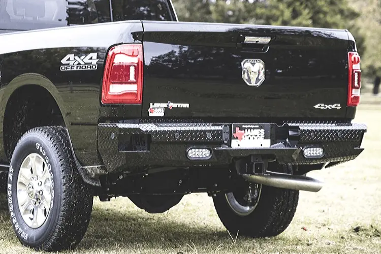 Bodyguard Kfr19byg Dodge Ram 2500/3500 2019-2026 Ft Rear Bumper With Sensor Cutouts 1