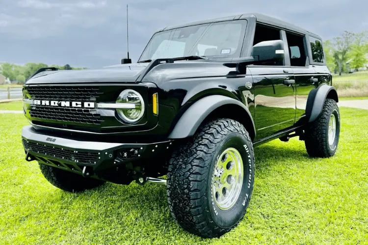 Bodyguard Naf21mybnn Ford Bronco 2021-2026 Base Front Bumper Low Profile Non-Winch Sensor Bare Metal 2