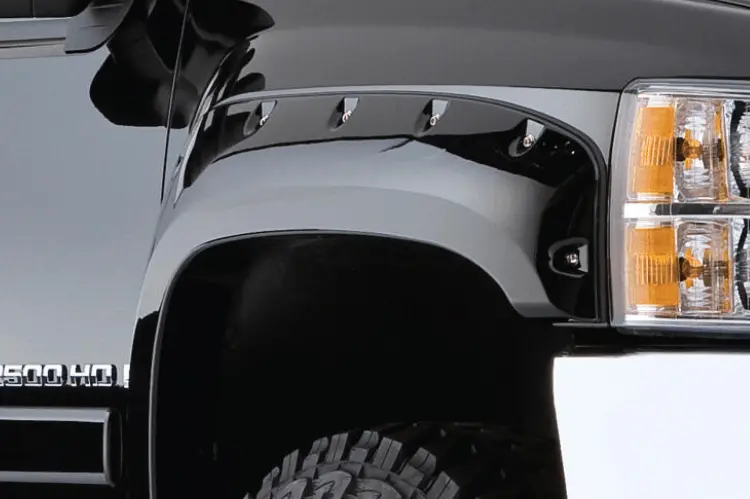 Bushwacker 40949-02 Chevy Silverado 2500Hd/3500Hd 2007-2014 4Pc Cutout Style Fender Flares 1