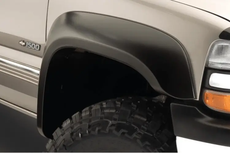 Bushwacker 40938-02 Chevy Silverado 2500Hd/3500Hd 2007-2014 4Pc Extend-A-Fender Style Fender Flares 1