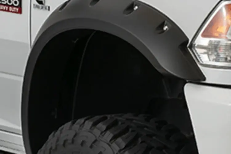 Bushwacker 40091-02 Chevy Silverado 2500Hd/3500Hd 2015-2019 2Pc Front Max Pocket Style Fender Flares 1