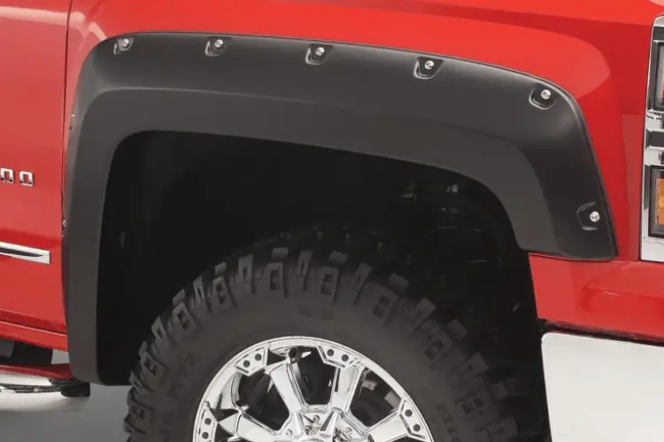 Bushwacker 40087-02 Chevy Silverado 2500Hd/3500Hd 2007-2014 2Pc Front Pocket Style Fender Flares 1