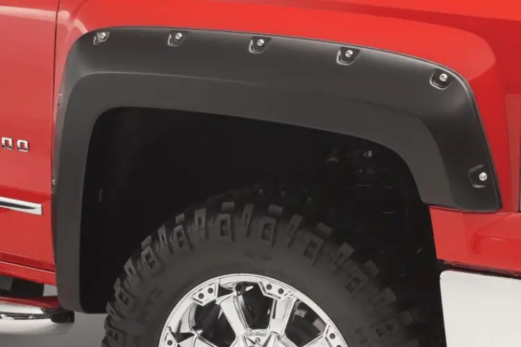 Bushwacker 40119-02 Chevy Silverado 2500Hd/3500Hd 2015-2019 2Pc Front Pocket Style Fender Flares 1