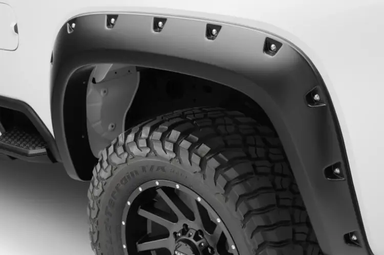 Bushwacker 40982-02 Chevy Silverado 2500Hd/3500Hd 2020-2023 4Pc Pocket Style Fender Flares 1