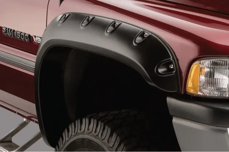 Bushwacker 50029-02 Dodge Ram 2500/3500 1994-2002 2Pc Front Pocket Style Fender Flares (Also Fits Dodge Ram 1500) 1