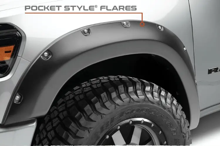 Bushwacker 50907-02 Dodge Ram 2500/3500 2003-2009 4Pc Pocket Style Fender Flares (Also Fits Dodge Ram 1500) 1