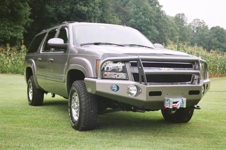 Buckstop C6cls Chevy Tahoe 1500 And Suburban 2500 2007-2014 Classic 1 Front Bumper Winch Ready With Tow Hooks 1