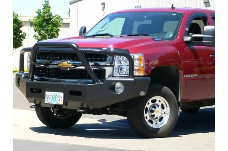 Buckstop C7baja Chevy Silverado 2500/3500 2007-2010 Baja Front Bumper Winch Ready With Tow Hooks 1