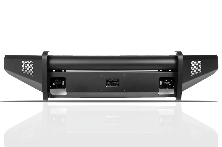 Fab Fours Ch05-Q1361-1 Chevy Silverado 2500/3500 2003-2007 Black Steel Elite Front Bumper No Guard (Classic) 1