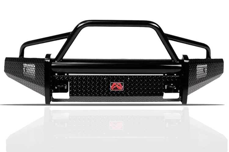 Fab Fours Ch05-S1362-1 Chevy Silverado 2500/3500 Classic 2003-2007 Black Steel Front Bumper With Pre-Runner Guard 1