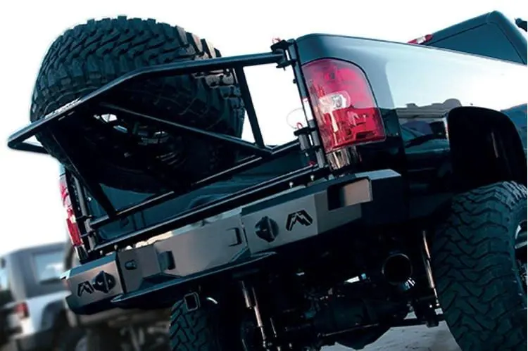 Fab Fours Ch08-W1450-1 Gmc Sierra 2500/3500 2007.5-2010 Premium Rear Bumper 2