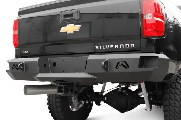 Fab Fours Ch08-W1450-1 Chevy Silverado 2500/3500 Hd 2007.5-2010 Premium Rear Bumper Without Sensor 1