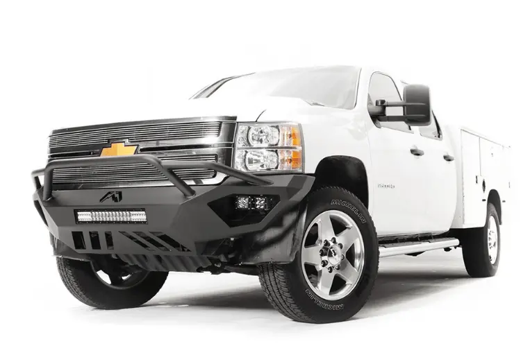Fab Fours Ch11-V2752-1 Chevy Silverado 2500/3500 2011-2014 Vengeance Front Bumper With Pre-Runner Guard With Sensor 1