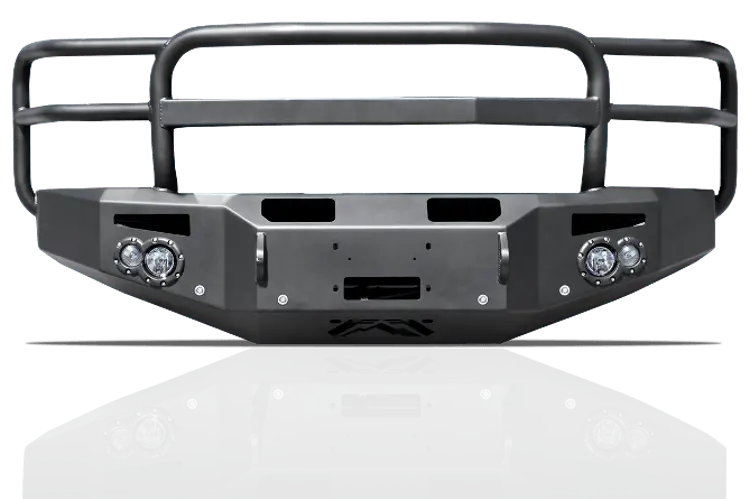 Fab Fours Ch14-C3050-1 Chevy Silverado 2500/3500 2015-2019 Premium Front Bumper Sensor Winch Ready With Full Guard 1