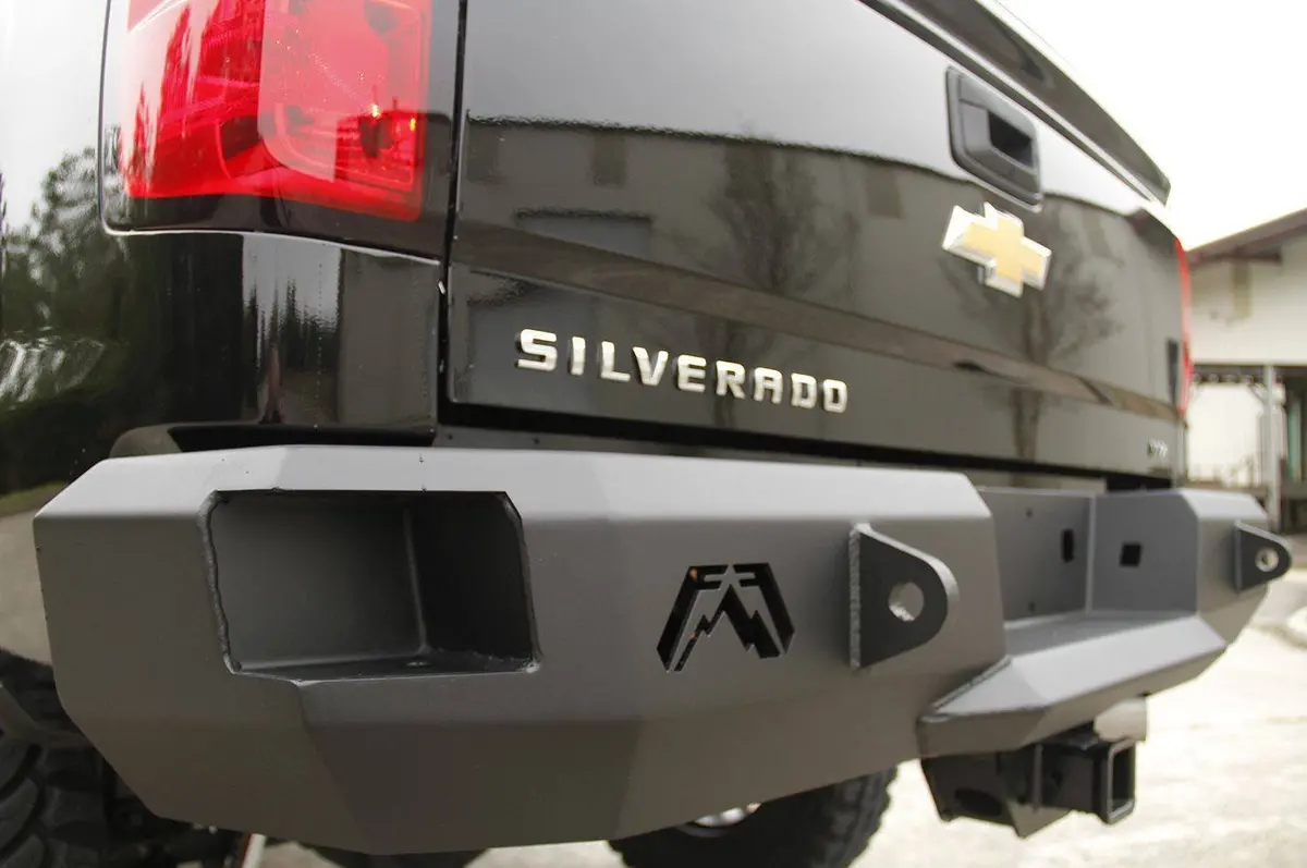Fab Fours Premium Truck Rear Bumper 2015-2019 Chevy Silverado 2500/3500 Ch14-W3050-1 1