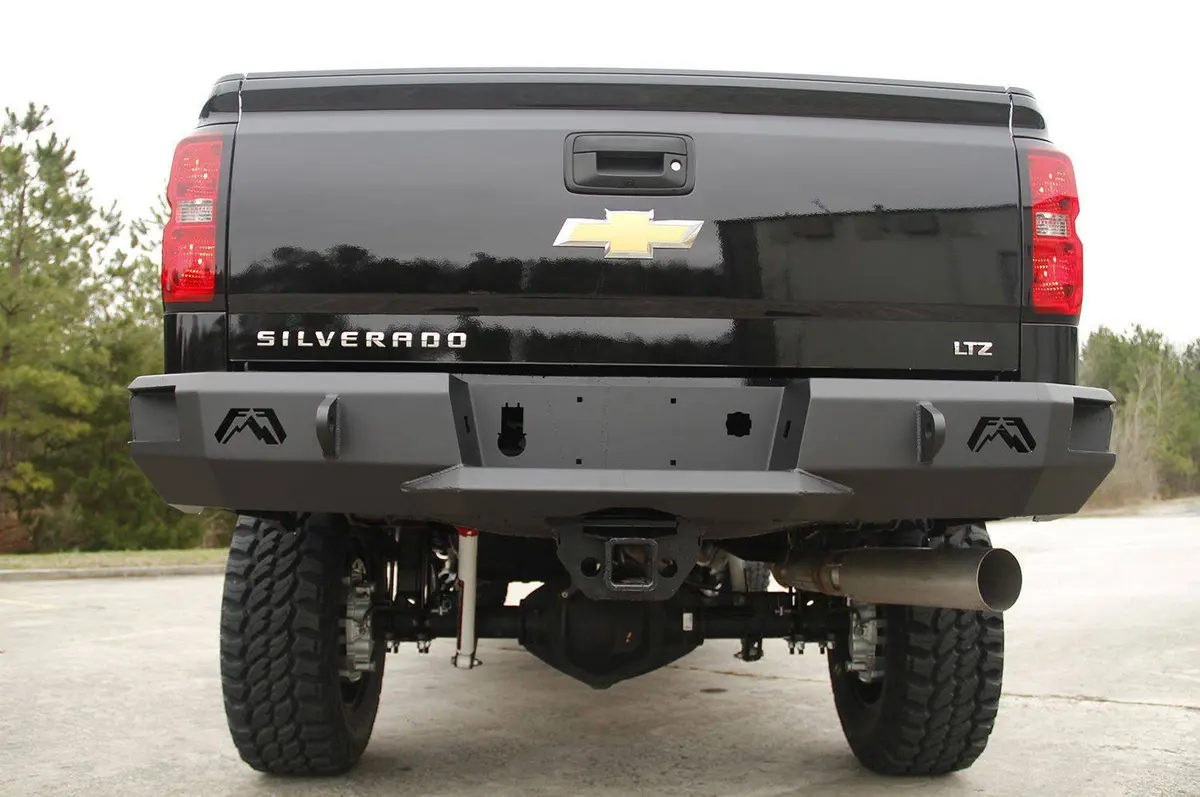 Fab Fours Premium Rear Bumper 2015-2019 Chevy Silverado 2500/3500 Ch14-W3050-1 2