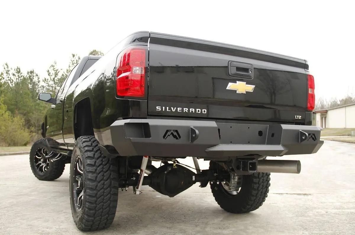 Fab Fours Premium Rear Bumper 2015-2019 Gmc Sierra 2500/3500 Ch14-W3050-1 2
