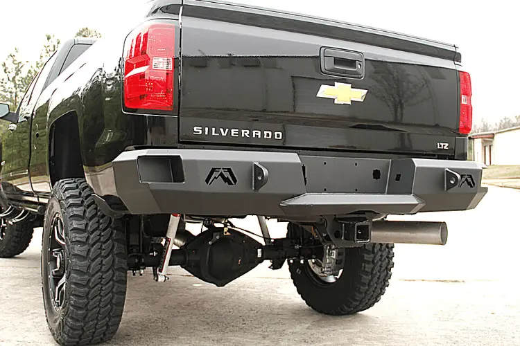 Fab Fours Ch14-W3050-1 Chevy Silverado 2500/3500 Hd 2015-2019 Premium Rear Bumper Without Sensor 1