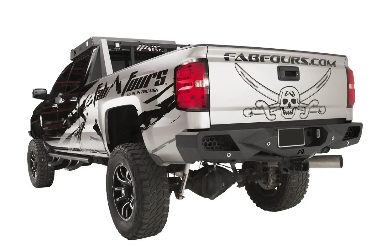 Fab Fours Vengeance Rear Bumper 2015-2019 Chevy Silverado 2500/3500 Hd Ch15-E3051-1 2