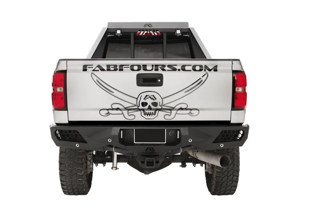 Fab Fours Vengeance Rear Bumper 2015-2019 Gmc Sierra 2500/3500 Hd Ch15-E3051-1 1