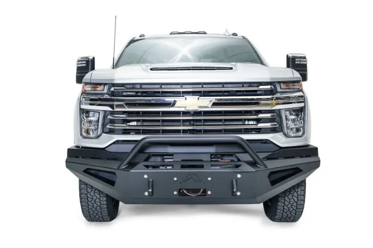Fab Fours Red Steel Ch20-Rs4962-1 Chevy Silverado 2500/3500 Hd 2020-2023 Front Bumper Winch Ready Pre-Runner Guard 2