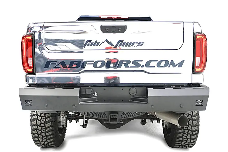 Fab Fours Red Steel Ch20-Rt4950-1 Gmc Sierra 2500/3500 Hd 2020-2025 Rear Bumper 1
