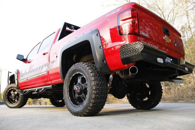 Fab Fours Cs14-T3150-1 Chevy Silverado 1500 2014-2018 Black Steel Rear Bumper 2