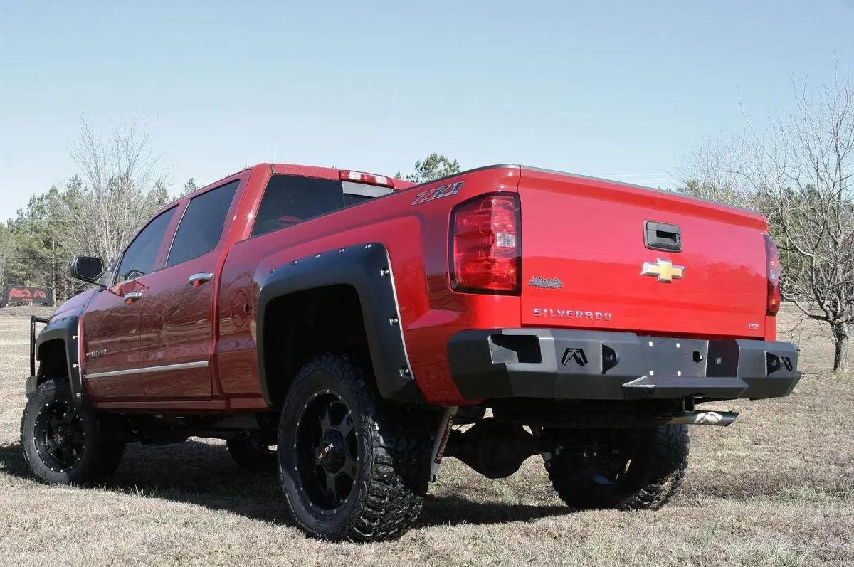 Fab Fours Premium Rear Bumper 2014-2018 Gmc Sierra 1500 Cs14-W3150-1 1