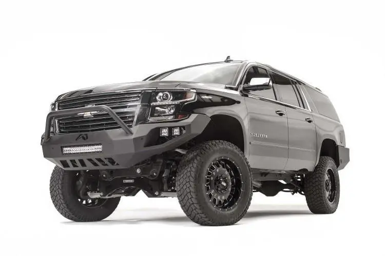 Fab Fours Cs15-D3552-1 Chevy Suburban 2015-2020 Vengeance Front Bumper With Pre-Runner Guard 2