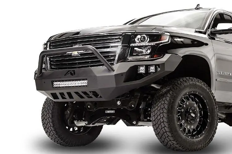 Fab Fours Cs15-D3552-1 Chevy Suburban 2015-2020 Vengeance Front Bumper With Pre-Runner Guard 1