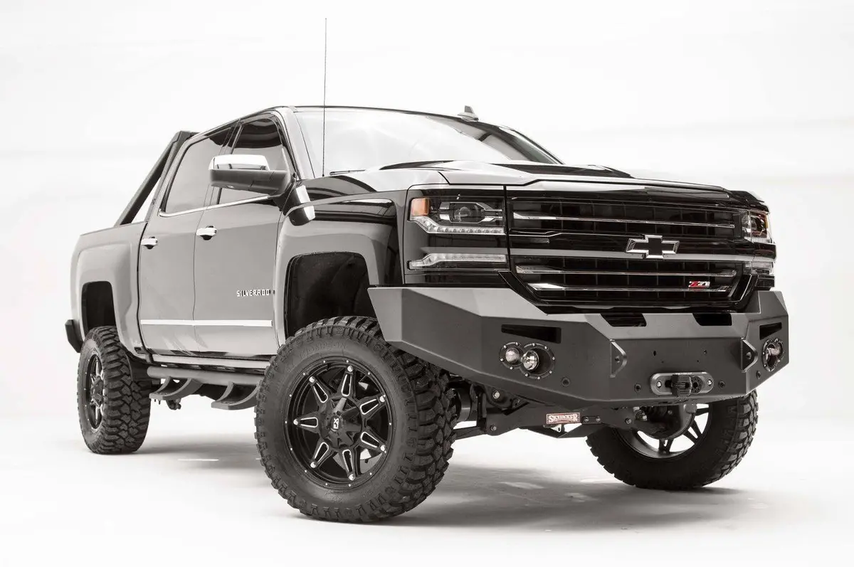 Fab Fours Premium Front Bumper No Guard 2016-2018 Chevy Silverado 1500 Cs16-F3851-1 2